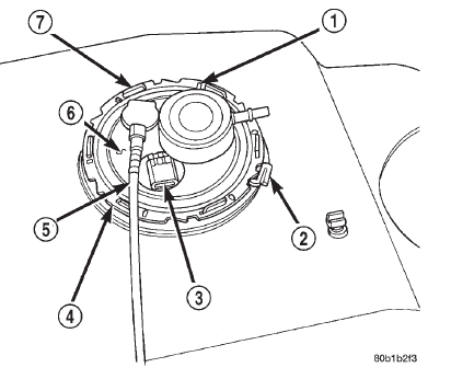 Fig. 25 Fuel Pump Module and Lockring
