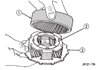 Fig. 226 Assembling Rear Annulus And Planetary Gear