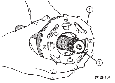 Fig. 227 Installing Rear Annulus And Planetary On Output Shaft