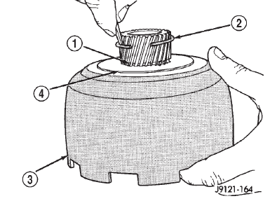 Fig. 233 Installing Sun Gear Lock Ring