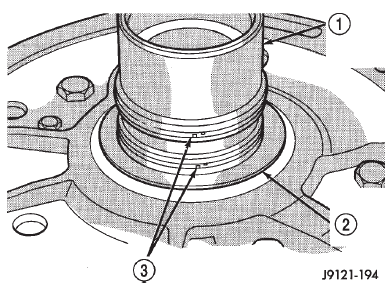 Fig. 181 Reaction Shaft Support Seal Rings And Front Clutch Thrust Washer