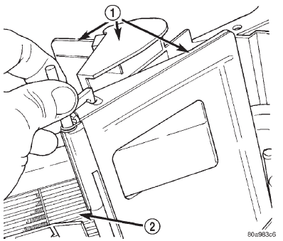 Fig. 70 Panel-Defrost Door Remove/Install