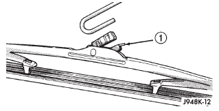 Fig. 5 Windshield Wiper Blade Remove/Install - Typical