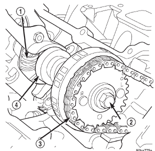 Fig. 99 Camshaft Sprocket and Chain