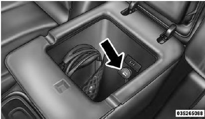 Rear Full Center Console Outlet