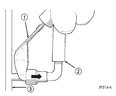Fig. 20 Fuel Line Disconnection Using Special Tool