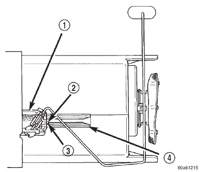 Fig. 28 Fuel Gauge Sending Unit Lock Tab/Tracks