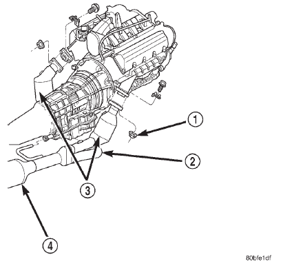 Fig. 3 Exhaust Pipe with Integral Catalytic Converter(s)