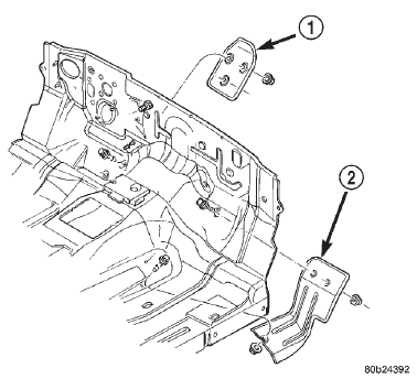 Fig. 14 Left and Right Dash Heat Shield