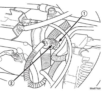 Fig. 36 Intake Manifold Air Temperature Sensor- 3.9/5.2/5.9L Engines-Typical