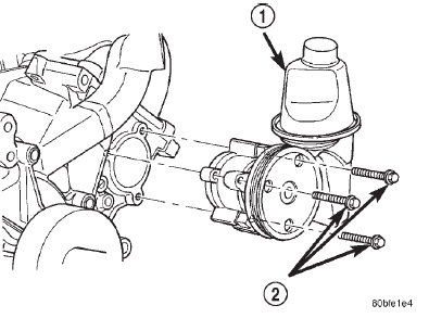 Fig. 5 Power Steering Pump - 4.7L