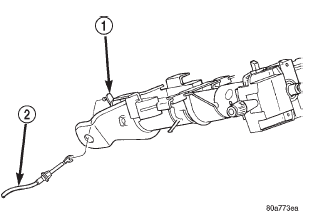 Fig. 81 Cable at Gearshift Lever