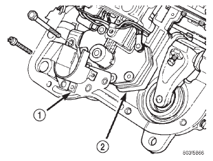 Fig. 84 Pressure Solenoid Retainer