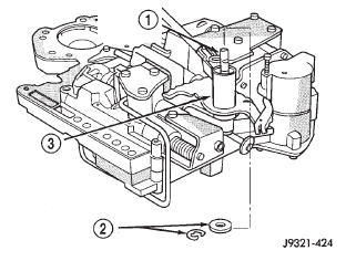 Fig. 107 Throttle Lever E-Clip And Washer