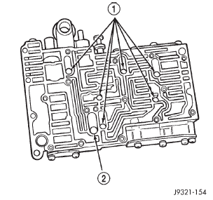 Fig. 123 Check Ball Locations In Upper Housing