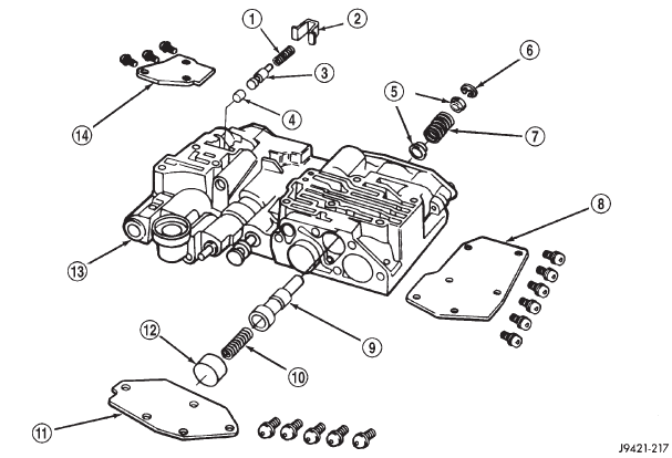 Fig. 125 Shuttle And Boost Valve Components