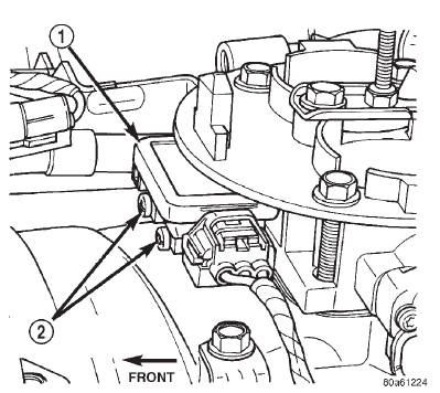 Fig. 26 MAP Sensor Location-3.9/5.2/5.9L Engines