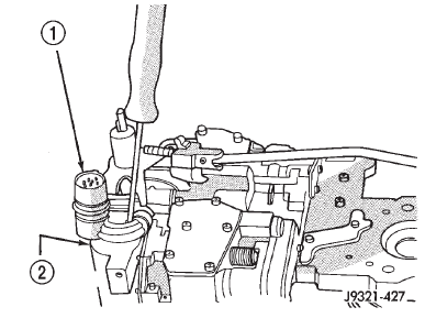 Fig. 146 Solenoid Harness Case Connector Shoulder Bolt