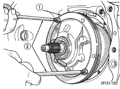 Fig. 152 Removing Oil Pump And Reaction Shaft Support Assembly