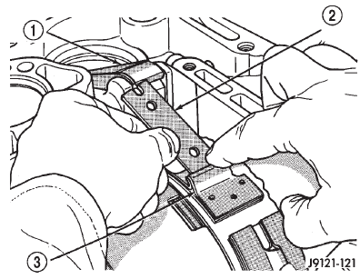 Fig. 153 Removing/Installing Front Band Strut