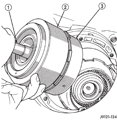 Fig. 155 Removing Front/Rear Clutch Assemblies