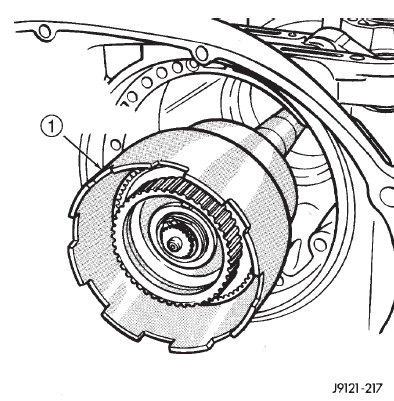 Fig. 160 Removing Planetary Geartrain And Intermediate Shaft Assembly