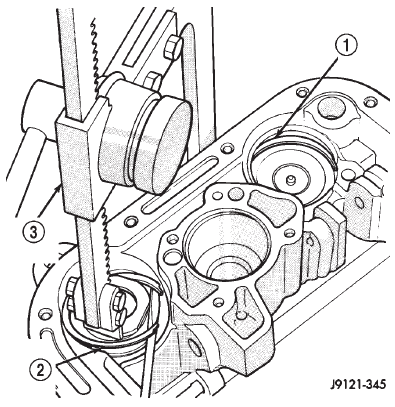Fig. 164 Compressing Rear Servo Spring