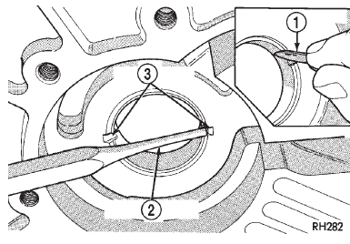 Fig. 202 Staking Oil Pump Bushing