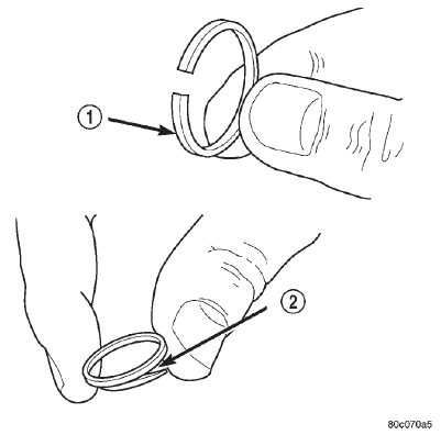 Fig. 217 Input Shaft Seal Ring Identification