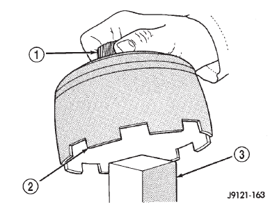 Fig. 232 Supporting Sun Gear On Wood Block