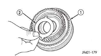 Fig. 237 Positioning Thrust Plate On Front Annulus Support