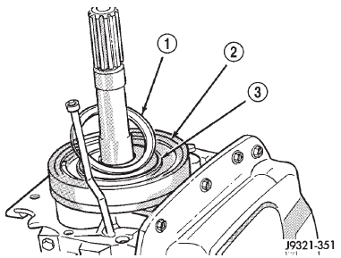 Fig. 243 Overdrive Piston Thrust Bearing Removal/ Installation