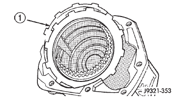 Fig. 248 Overdrive Clutch Pack Removal