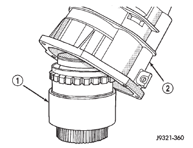 Fig. 255 Removing Gear Case From Geartrain Assembly