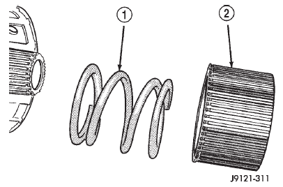 Fig. 261 Direct Clutch Hub And Spring Removal