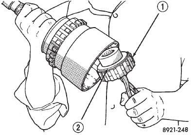 Fig. 263 Overrunning Clutch Assembly Removal/ Installation