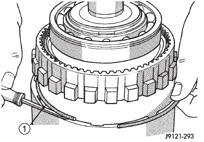 Fig. 266 Clutch Drum Outer Retaining Ring Removal