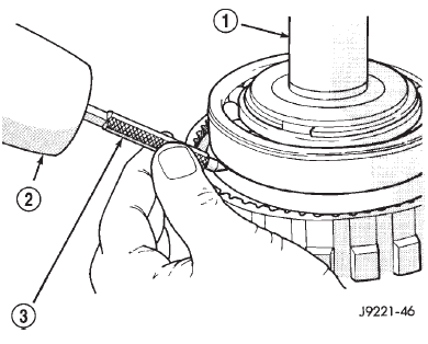 Fig. 267 Marking Annulus Gear And Output Shaft For Assembly Alignment