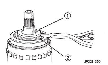 Fig. 274 Rear Bearing And Snap Ring Installation