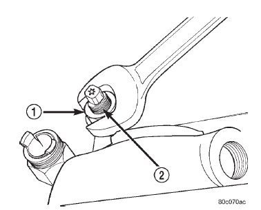 Fig. 309 Front Band Adjustment Screw Location