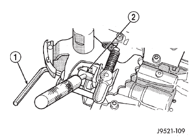 Fig. 312 Throttle Pressure Adjustment