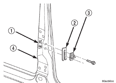 Fig. 35 Front Door Latch Striker