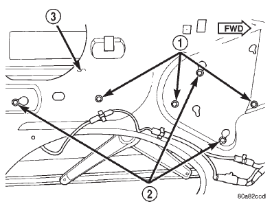 Fig. 39 Power Regulator Bolts