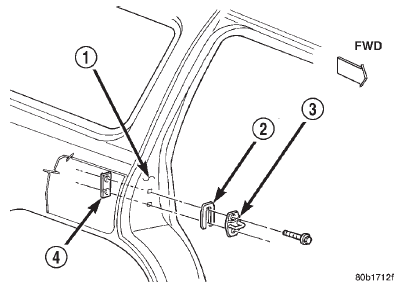 Fig. 52 Rear Door Latch Striker