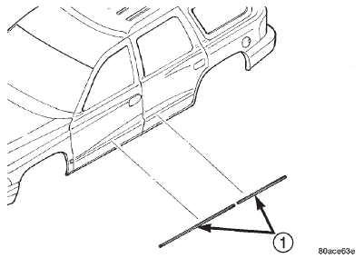 Fig. 63 Body Side Moldings