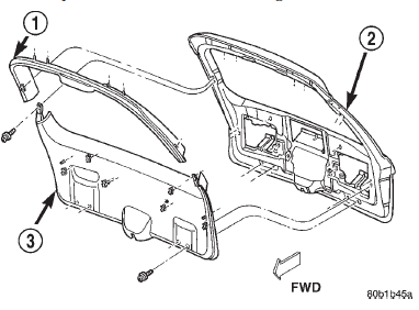 Fig. 67 Liftgate Trim Panel