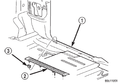 Fig. 80 Front Door Sill Trim