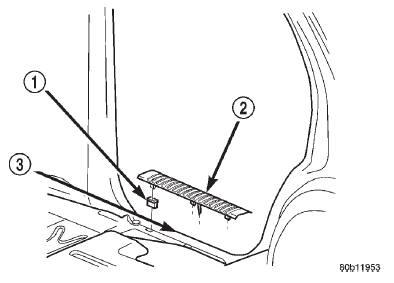 Fig. 81 Rear Door Sill Trim