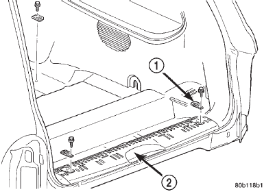 Fig. 86 Liftgate Scuff Plate