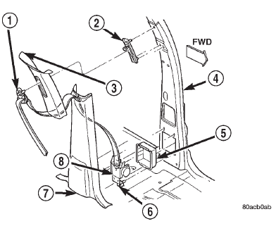 Fig. 87 Front Seat Belt Retractor